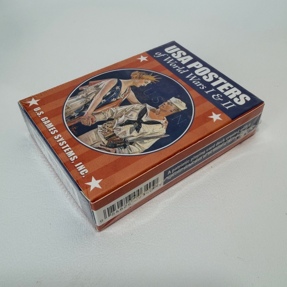 U.S. Game Systems USA War Posters Poker Sized Playing Cards 2008 Sealed - Picture 8 of 8